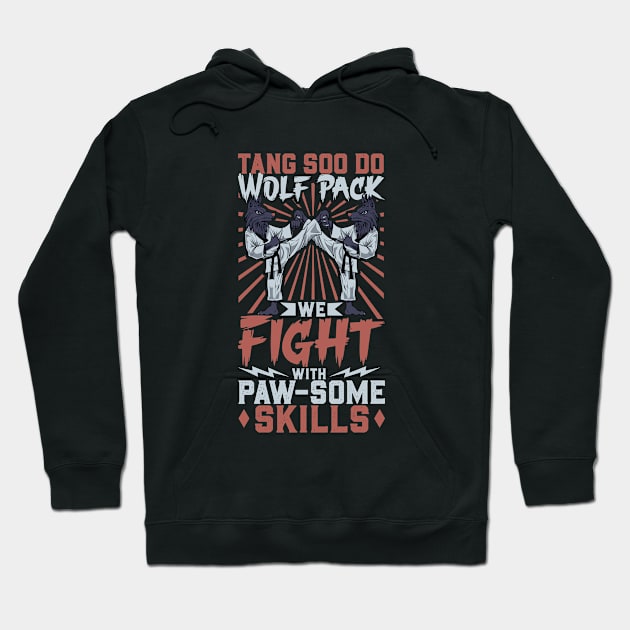 Wolf - Tang Soo Do Hoodie by Modern Medieval Design